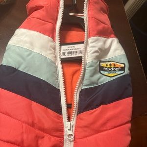 FabDog Chevron Coat (Melon)